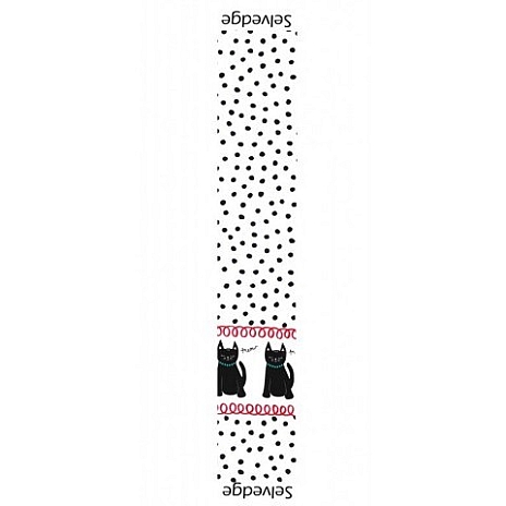 Mirabelleshop be Michael Miller Cool cats and dots pc6747 white 480x480