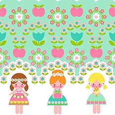 Mirabelleshop be Finch Fabrics Flower girls pastel cr 500x500