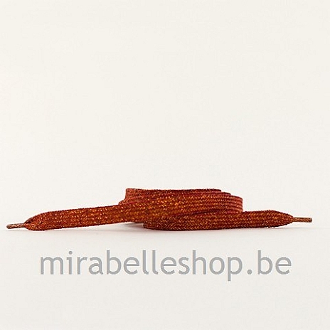 Mirabelleshop be See you at six Summer 2019 Shoelaces spice red with gold lurex 480x480