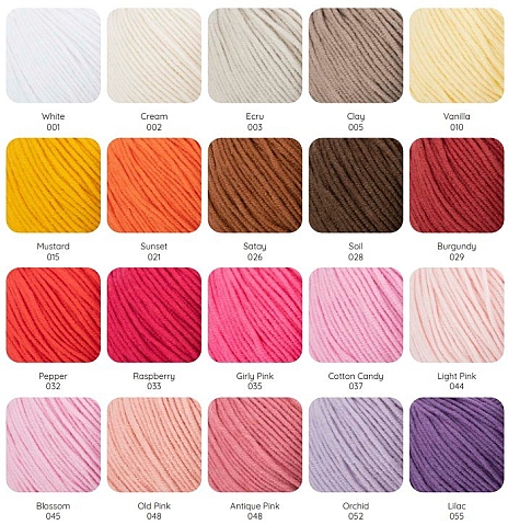 Mirabelleshop be Yarn and Colors Baby fabulous colors 1