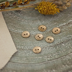 See You At Six Collection Autumn 2021 Button 11 Texture Soft Gold 20b