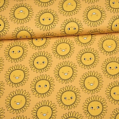 Eva Mouton Sun Flowers French Terry