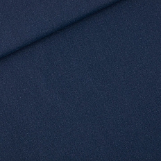 See You At Six Fabrics Wi22 Linen Viscose Blend Enseign Blue 1b