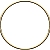 Metal ring 15cm gold